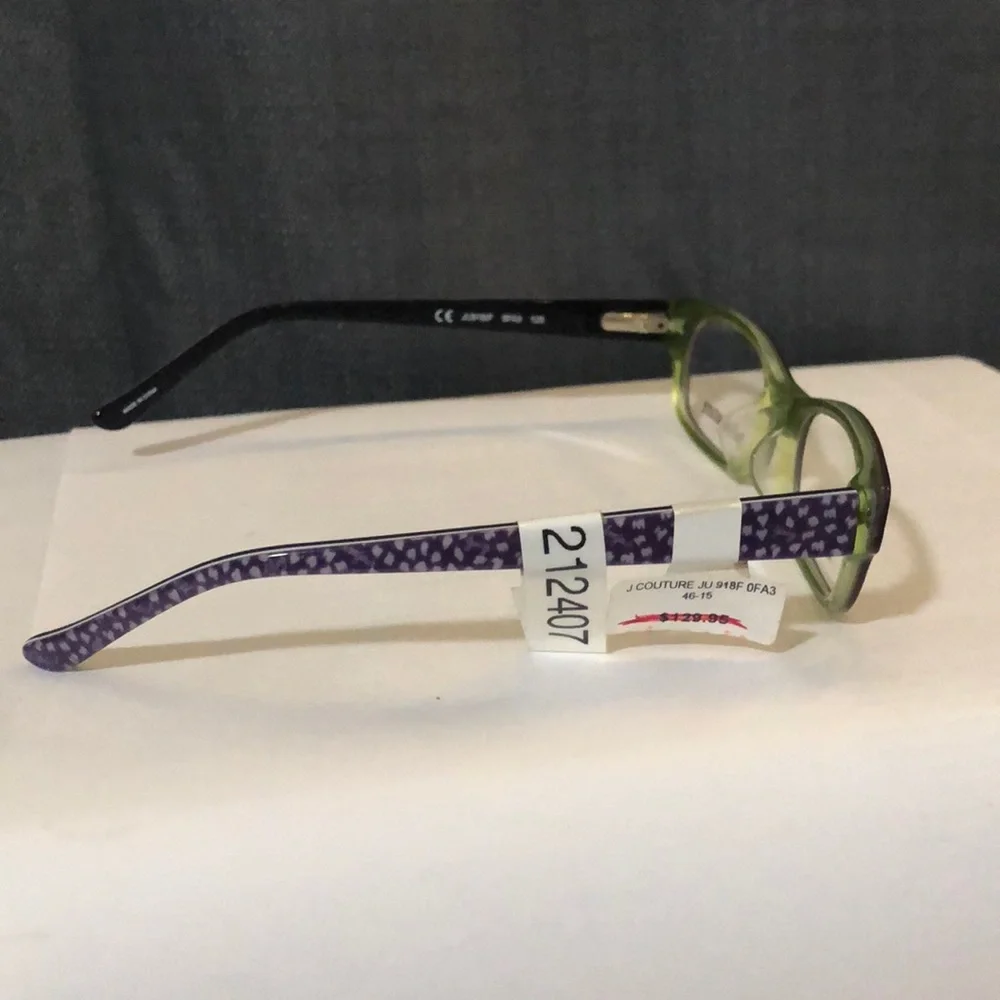 Juicy couture black and green juniors eyeglasses frames 918F OFA3 4615